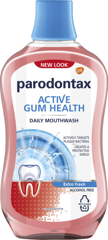 Parodontax ústní voda Active Gum Health Extra Fresh, 500 ml