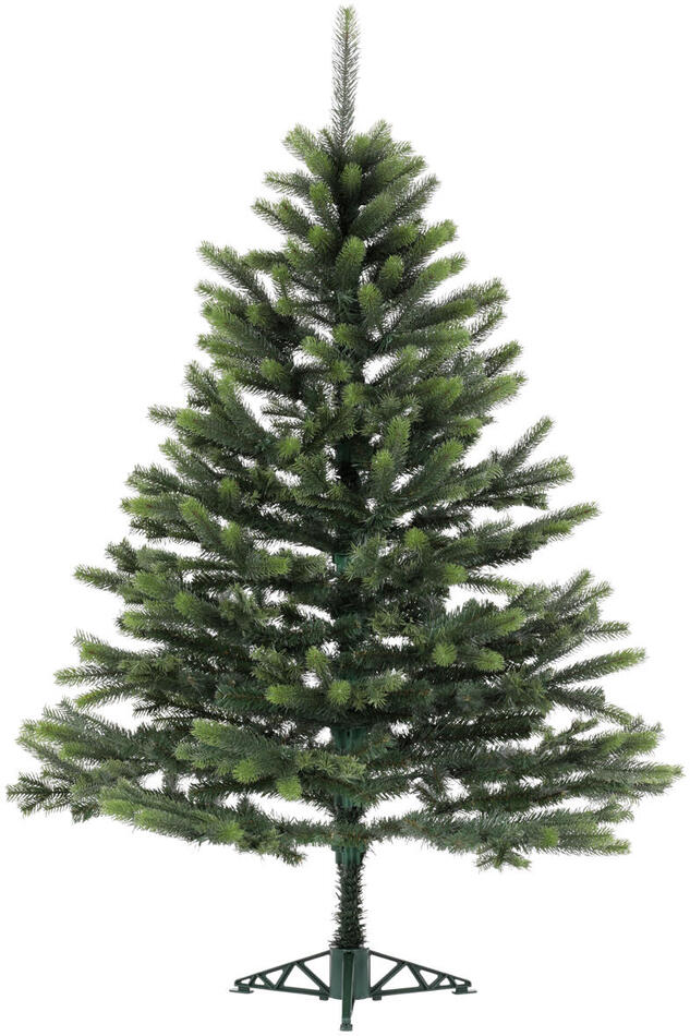 Strom vánoční - umělý smrk, 155 cm, zelený Autronic (C0190150), Zelená, Plast