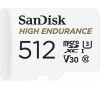SanDisk HIGH ENDURANCE microSDHC Card 512 GB, s adaptérem