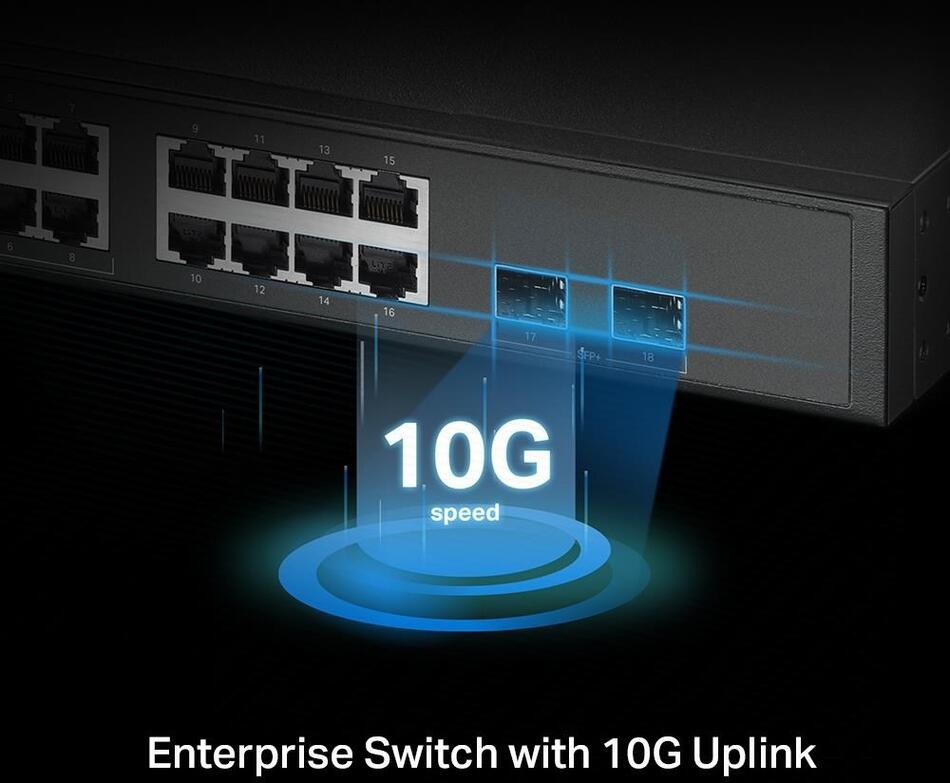 TP-Link OMADA switch SG3218XP-M2 (16x2,5GbELAN, 2xSFP+, 8xPoE+, 240W, 2xConsole)