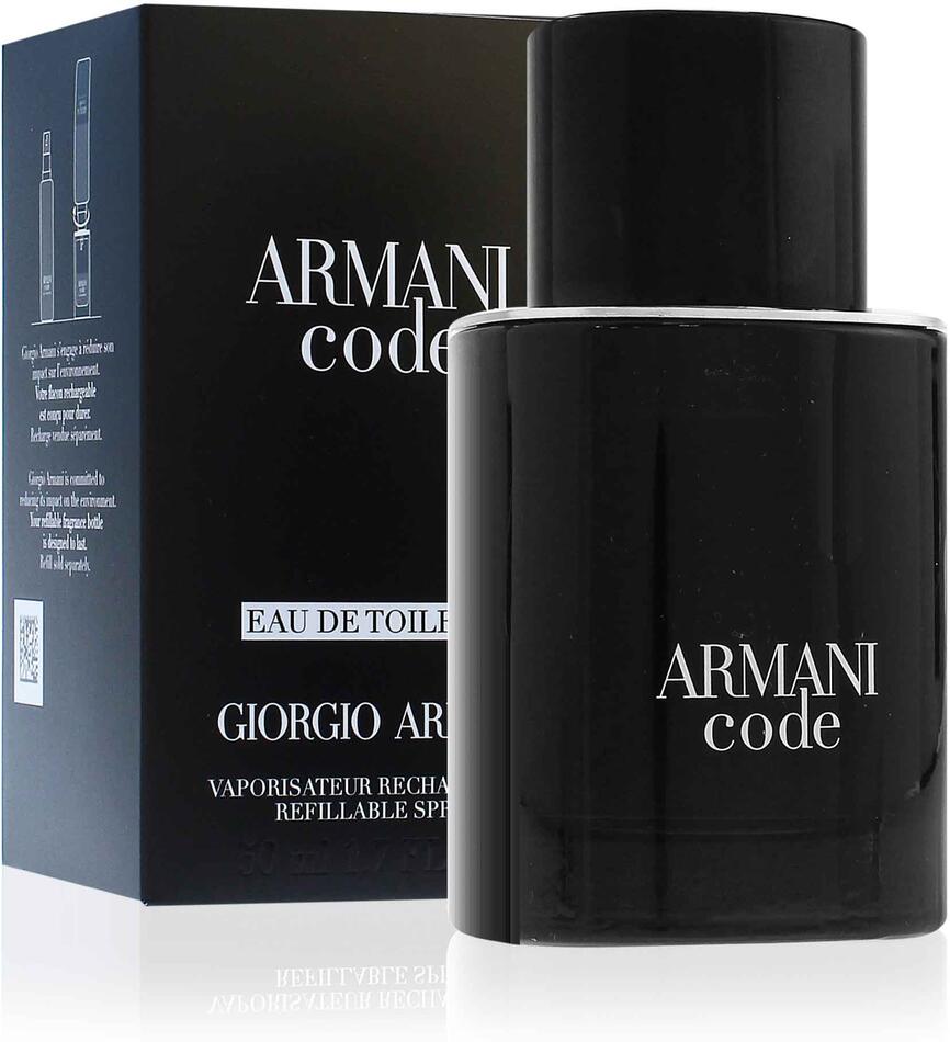 Giorgio Armani Code toaletní voda pro muže 75 ml plnitelný flakón