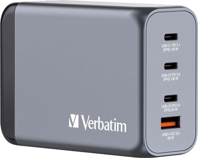 Cestovní adaptér Verbatim GNC-240 GaN 240 W