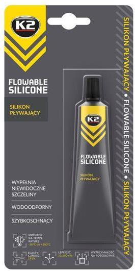Silikonové těsnění autoskel a reflektorů K2 FLOWABLE SILICONE 21g