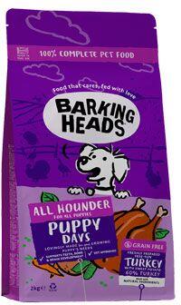 BARKING HEADS All Hounder Puppy Days Turkey 2kg