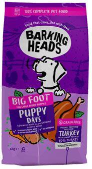 BARKING HEADS Big Foot Puppy Days Turkey 6kg