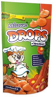 Pochoutka hlodavec Mlsoun mrkvové dropsy 75g