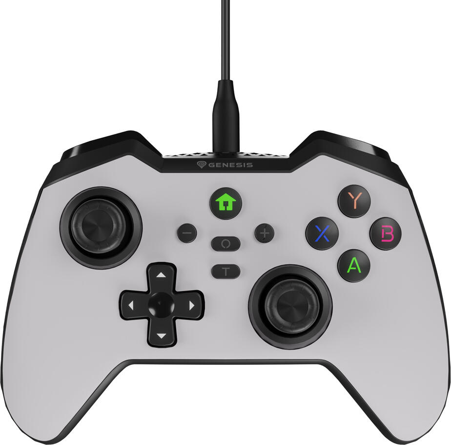 Drátový gamepad GENESIS MANGAN 300, pro PC/Switch/Mobil, bílý (NJG-2104)