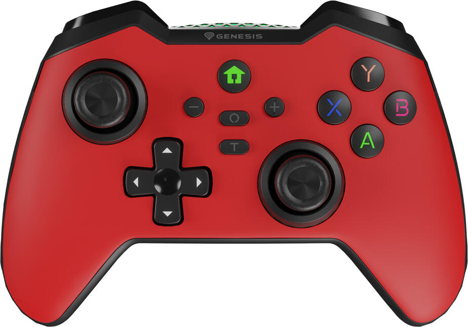 Bezdrátový gamepad GENESIS MANGAN 400 pro PC/Switch/Mobil, červený (NJG-2102)