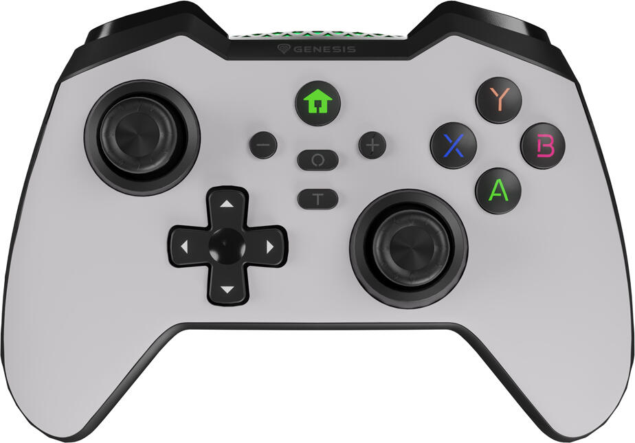 Bezdrátový gamepad GENESIS MANGAN 400 pro PC/Switch/Mobil, bílý (NJG-2101)