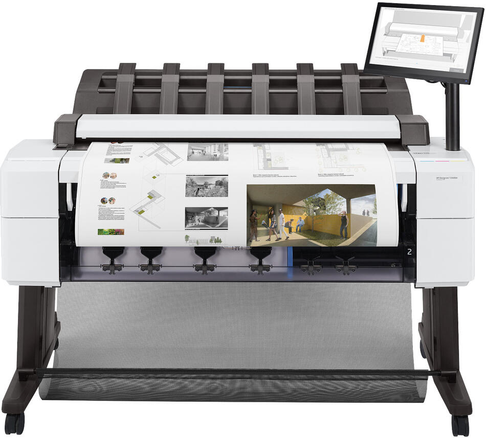 HP Inc. HP DesignJet T2600dr ps 36" Multifunction Printer MFP (A0+, 19.3s A1, USB, Ethernet) (3EK15A#B19)