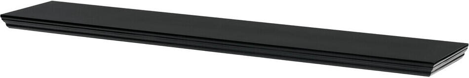 Polička, mdf, černá, P-026 BK Autronic