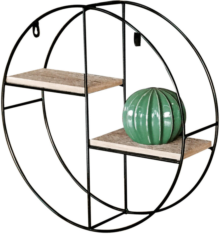 Polička, kov, hnědá, P-063 OAK Autronic, Přírodní