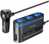 Autoadaptér Swissten 3x CL, 2x UCB-C PD a 1x USB-A QA 3.0, 108W - 216W