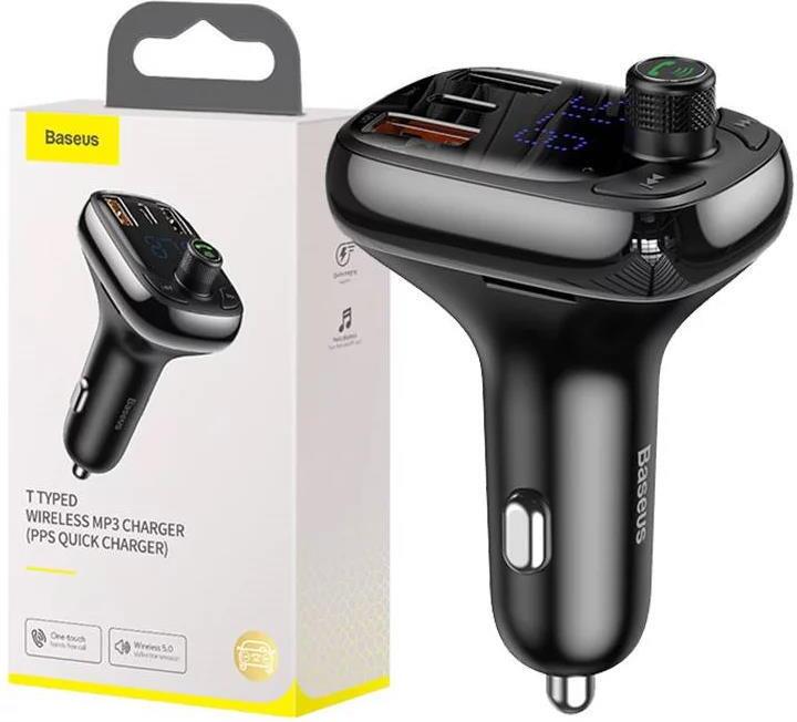 FM transmitter Baseus S13 T-shaped černý