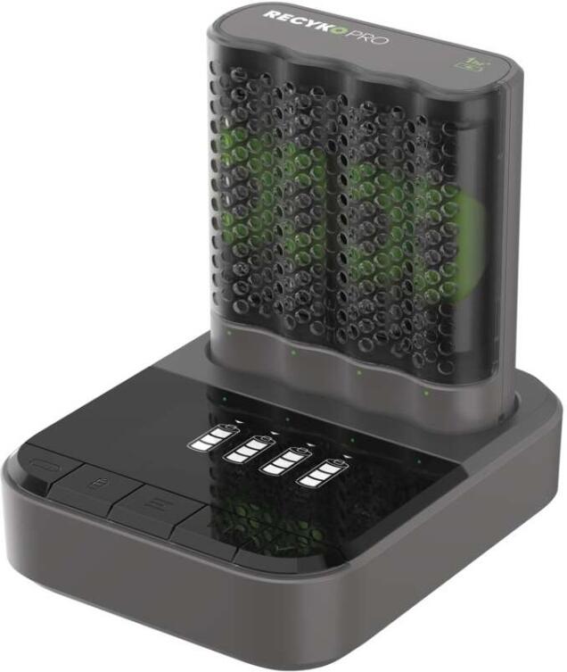 Nabíječka baterií GP Pro P461 + 4× AA ReCyko Pro + DOCK (B50460D)