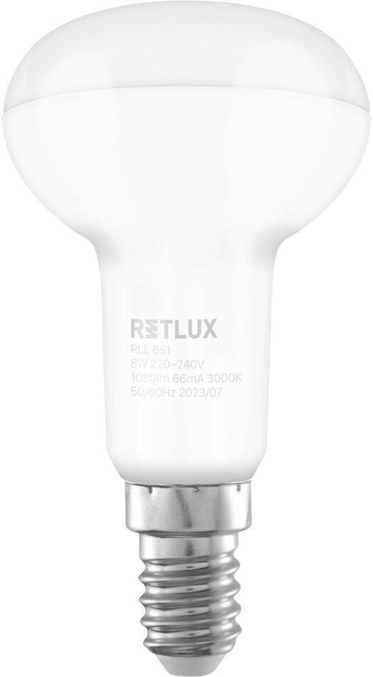 LED reflektor Retlux RLL 651 R50 E14 Spot 8W WW D