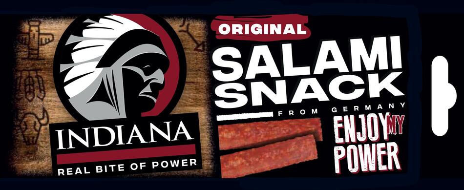 INDIANA Salami Snack Original 18g INDIANA s.r.o.