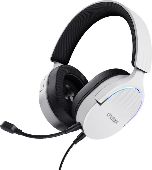 Sluchátka Trust Gaming GXT 490 Fayzo, bílá