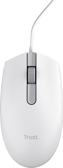 Trust TM-101W/Kancelářská/Optická/1 200 DPI/Drátová USB/Bílá (25320)