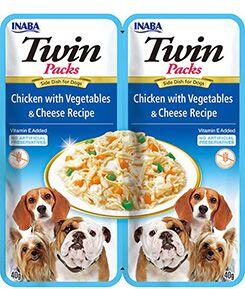 Churu Dog Twin Packs Chick&Veg.&Cheese in Broth 2x40g