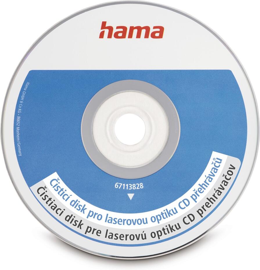 Hama CD čisticí disk, s čisticí kapalinou a úložním obalem
