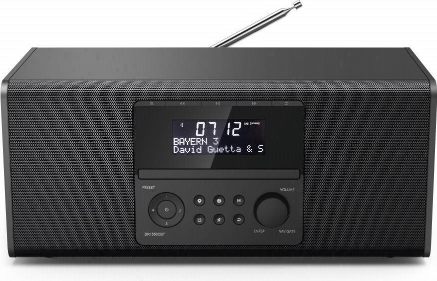 Hama digitální rádio DR1550CBT FM/DAB/DAB+/CD/BT, vystaveno | OnlineShop.cz