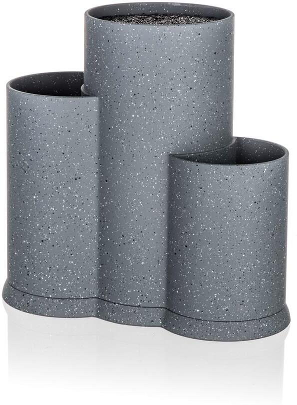 Stojan na nože 3v1 GRANITE Grey (25107101)