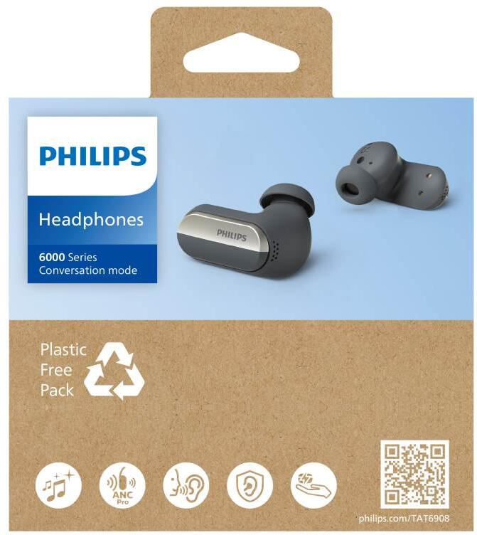 Philips TAT6908BK/00 In-ear Wireless Headphones