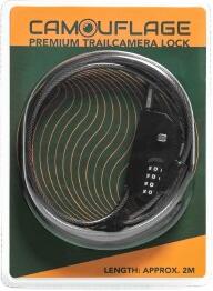 Zámek Camouflage Trailcamera Lock pro fotopasti