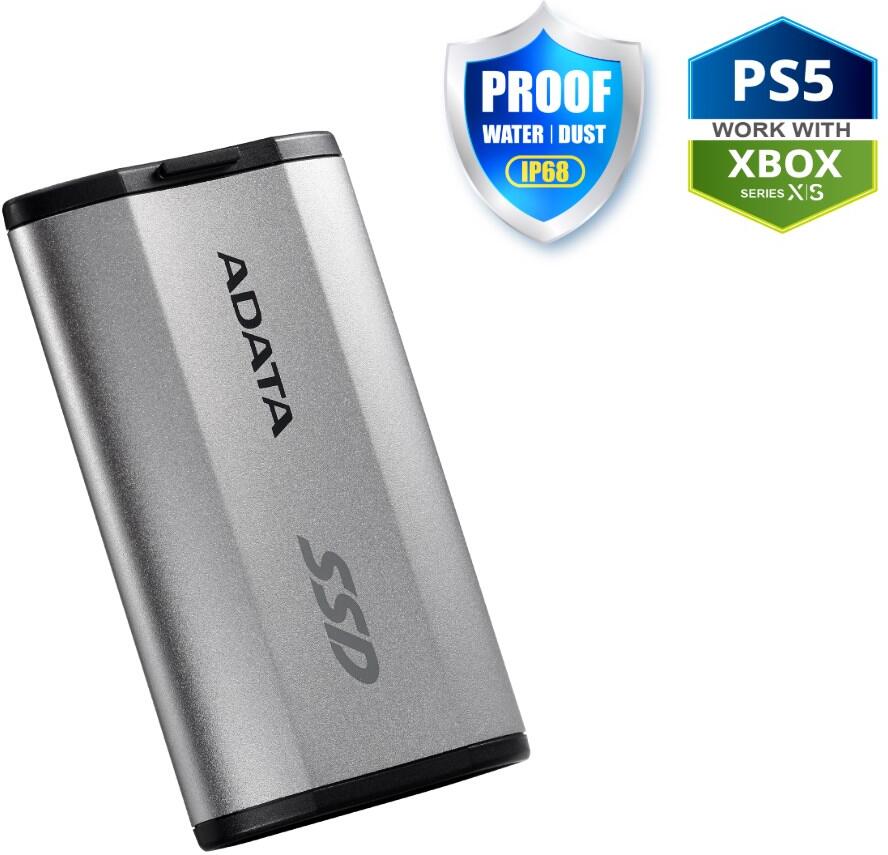 A-Data ADATA External SSD 1TB SD810 USB 3.2 USB-C, Stříbrná (SD810-1000G-CSG)