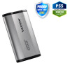 A-Data ADATA External SSD 2TB SD810 USB 3.2 USB-C, Stbrn (SD810-2000G-CSG)