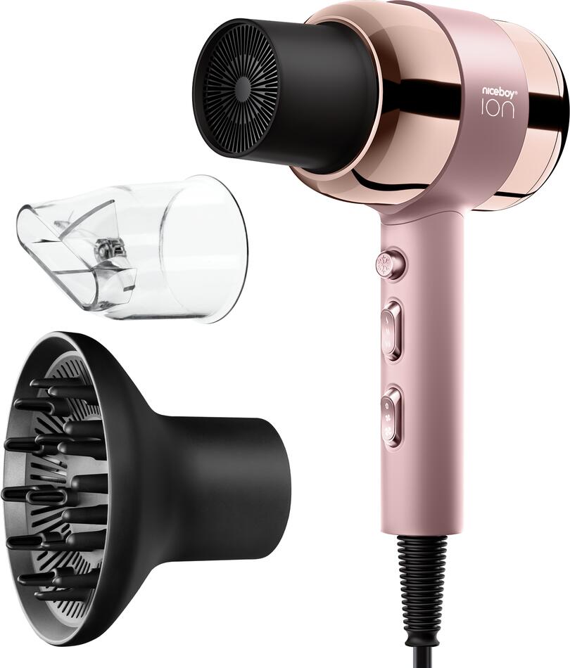 Fén Niceboy AirSonic PRO růžový