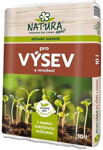 Substrát pro výsev a množení NATURA 10l
