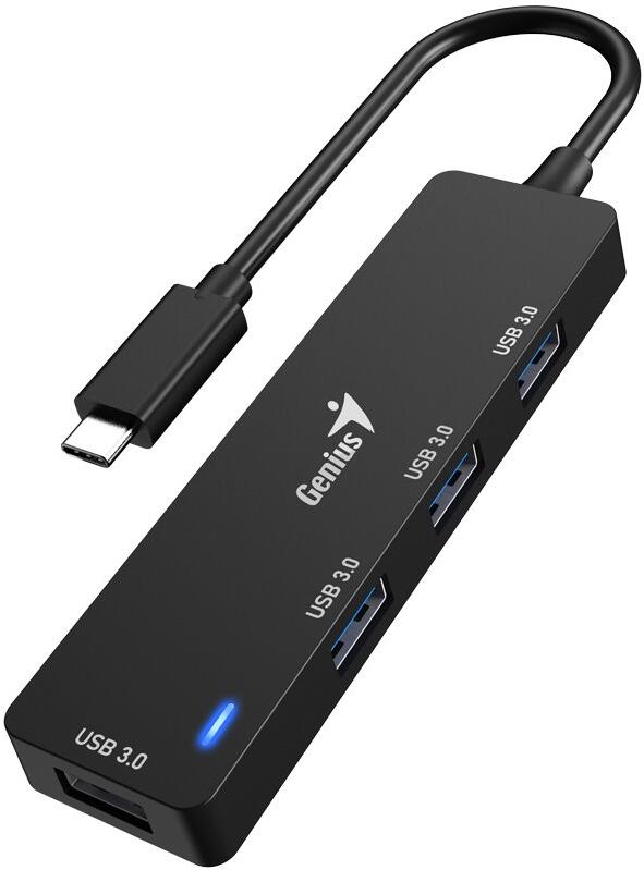 GENIUS hub UH-400/ USB-C na 4x USB3.0/ černý (31240002400)