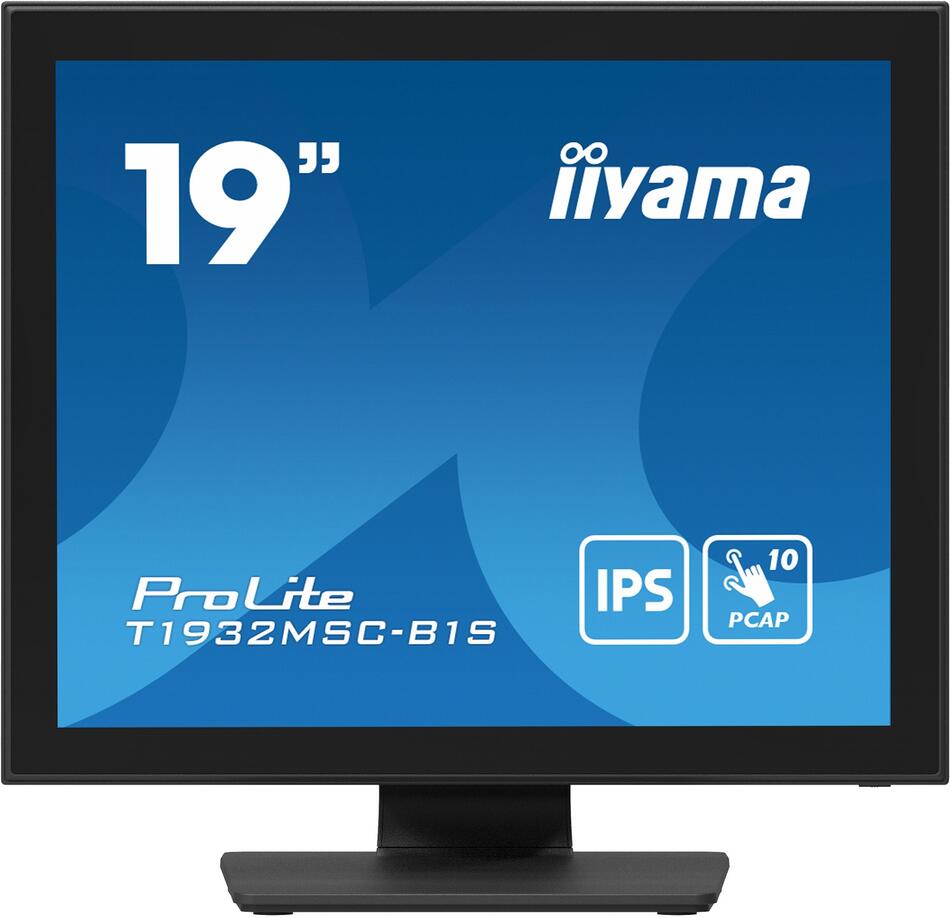 19" IIYAMA T1932MSC-B1S:IPS,SXGA,PCAP,HDMI,DP