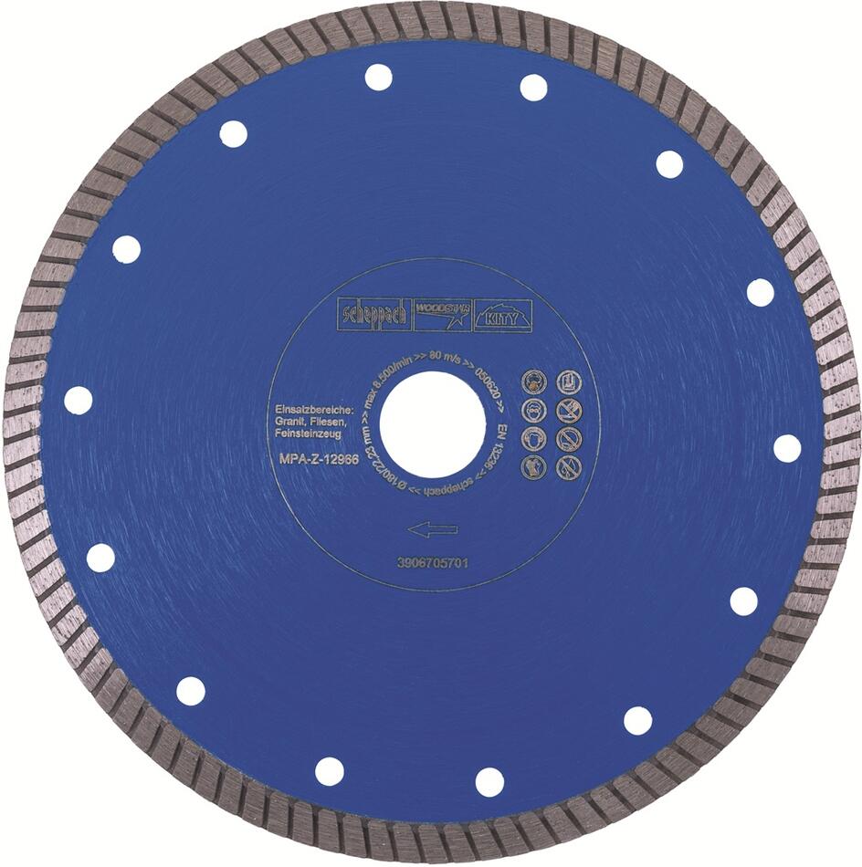 Scheppach Diamantový řezný kotouč ( 180 x 22,23 x 2 mm ), pro WTS 2000