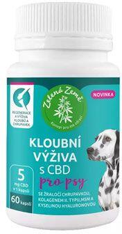 Zelená Země CBD kloubní výživa pro psy 60cps
