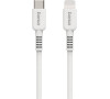Hama Eco MFi kabel USB 2.0 pro Apple, USB-C – Lightning, 1 m, bílý