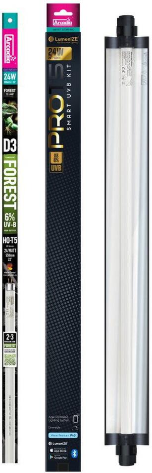 Arcadia LumenIZE PRO T5 UVB Kit 6% UVB 24W, 550 mm/16 mm