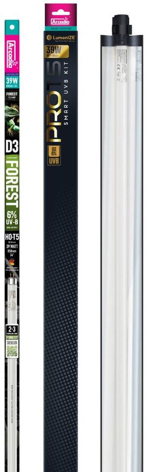 Arcadia LumenIZE PRO T5 UVB Kit 6% UVB 39W, 850 mm/16 mm