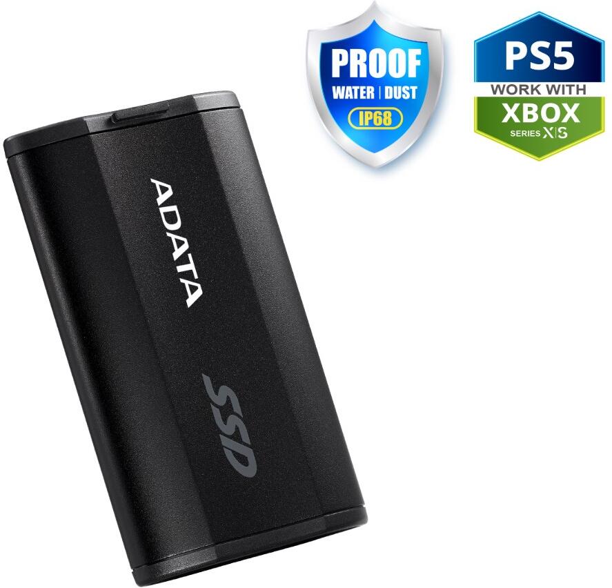 A-Data ADATA External SSD 2TB SD810 USB 3.2 USB-C, Černá (SD810-2000G-CBK)