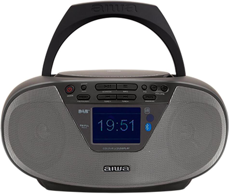 Radiopřijímač s CD AIWA BBTU-500DAB/BK BOOMBOX