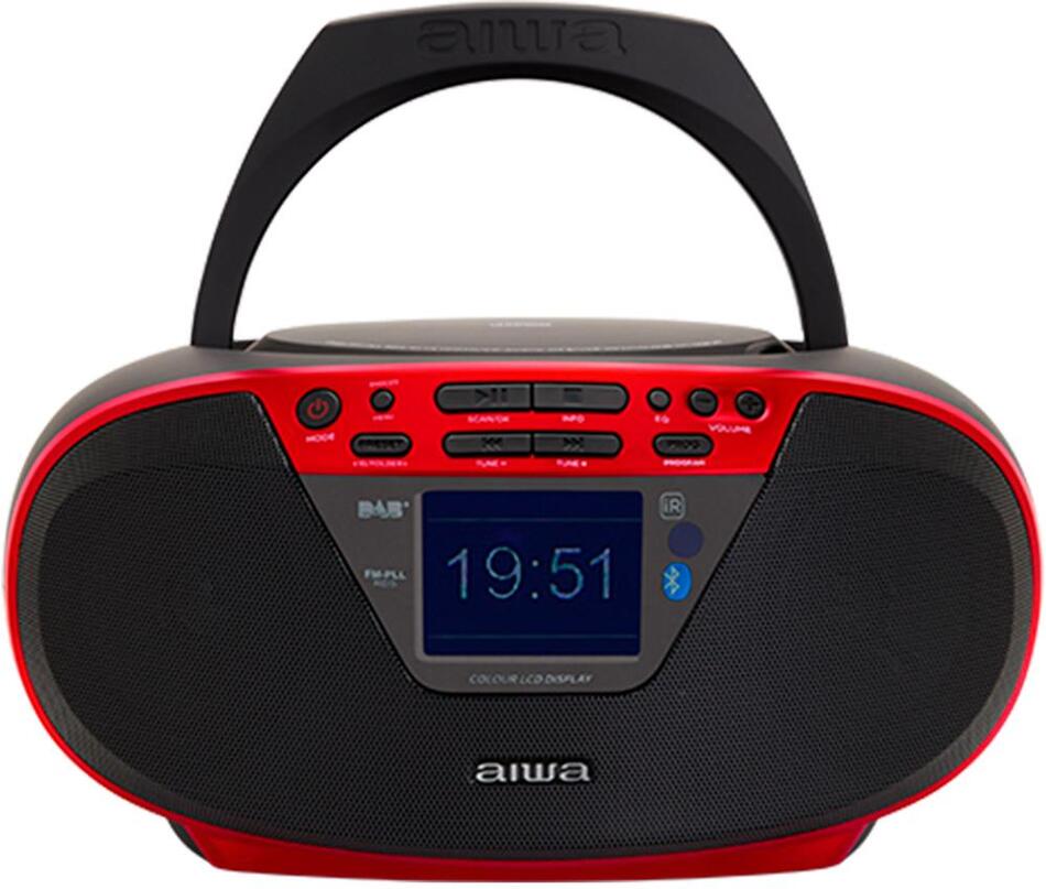 Radiopřijímač s CD AIWA BBTU-500DAB/RD BOOMBOX