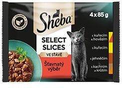 Sheba kapsa Select Slices šťavnatý výběr 4x85g