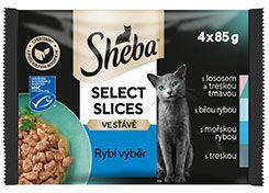 Sheba kapsa Select Slices rybí výběr 4x85g