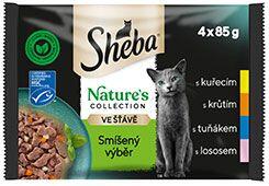 Sheba kapsa Nature's Collection mix výběr 4x85g
