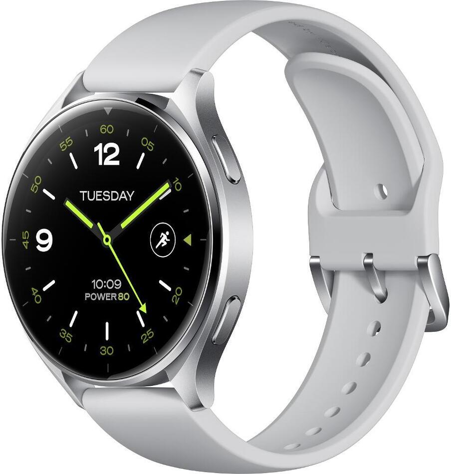 Chytré hodinky Xiaomi Watch 2, stříbrné