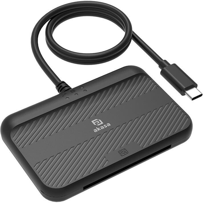 AKASA externí čtečka Smart karet s NFC - eID a eObčanka (AK-CR-15BK)