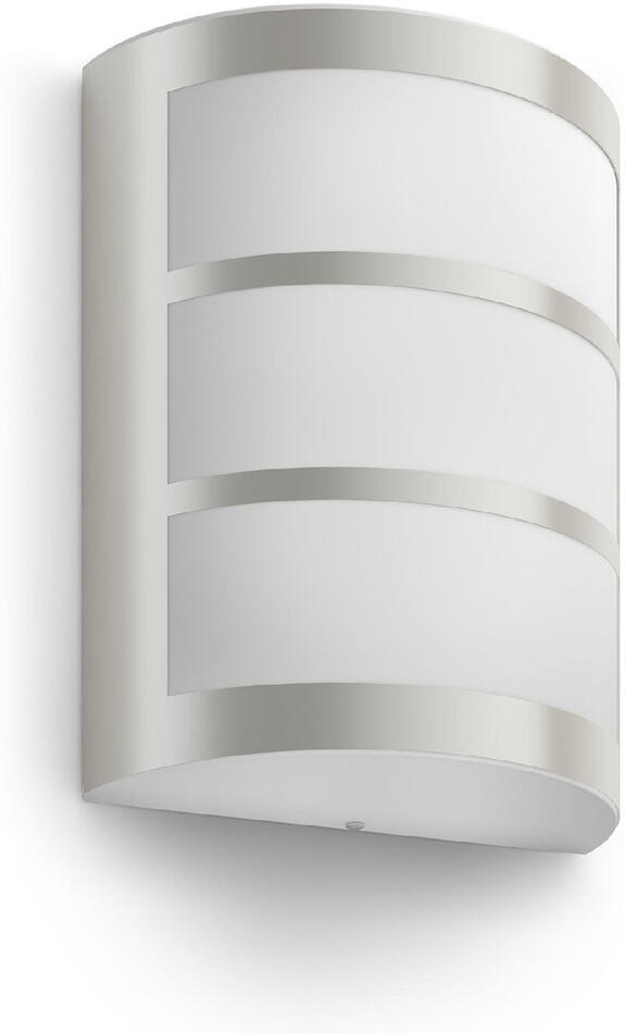Python UltraEfficient venkovní nástěnné svítidlo LED 3,8W 800lm 2700K IP44, nerezové Philips