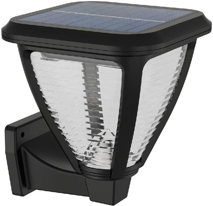 Vapora solární venkovní nástěnné LED svítidlo 1,5W 200lm 2700K IP44, černé Philips